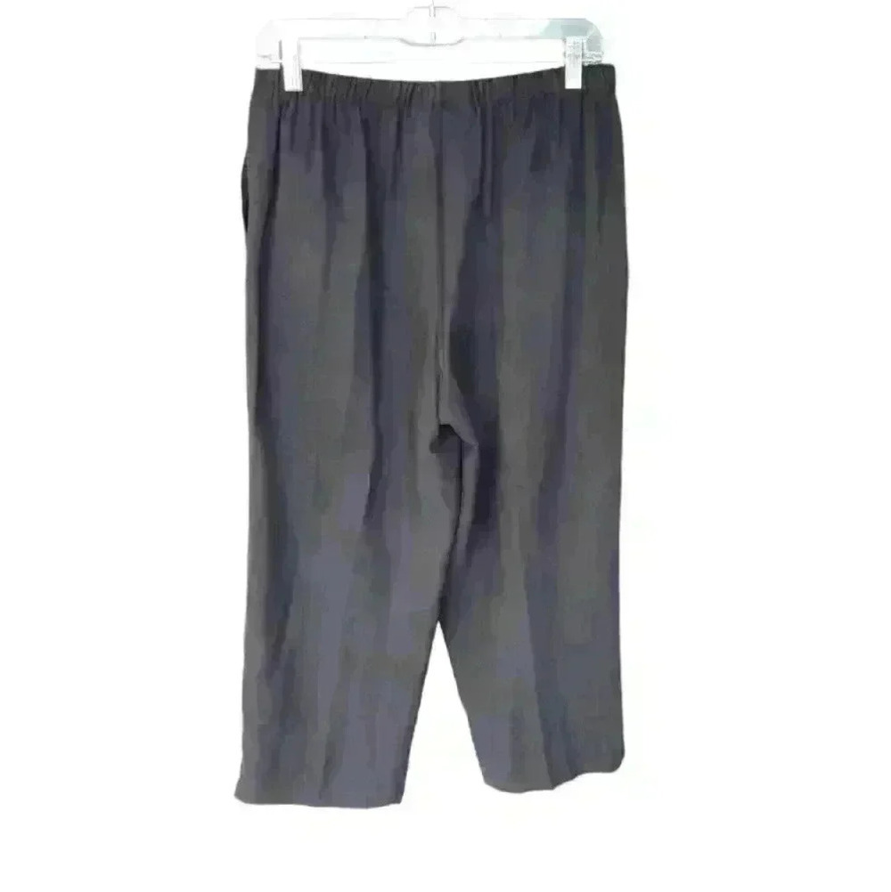 Pineapple Moon Black Silk Pants